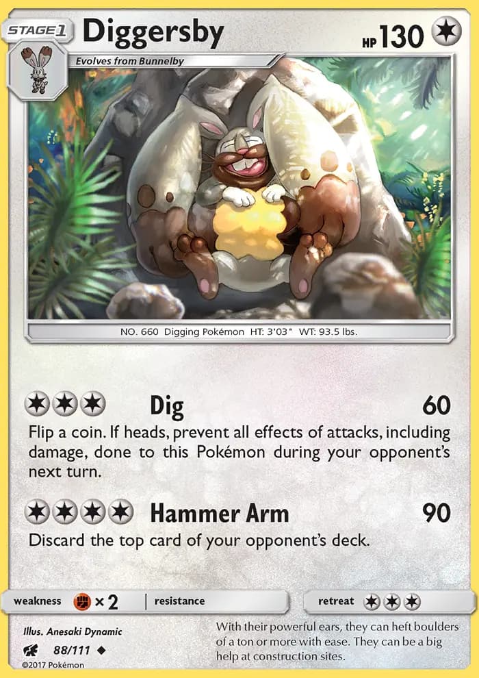 Diggersby — Crimson Invasion card #88