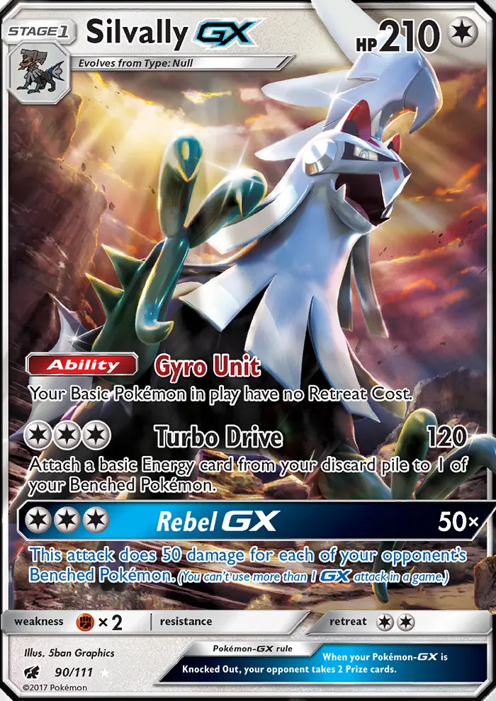 Silvally GX — Crimson Invasion card #90