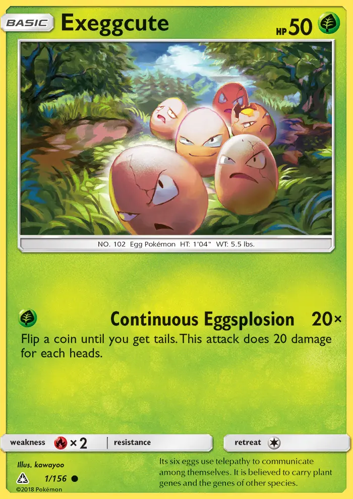 Exeggcute — Ultra Prism card #1