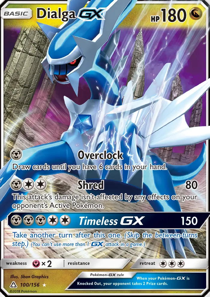 Dialga GX — Ultra Prism card #100
