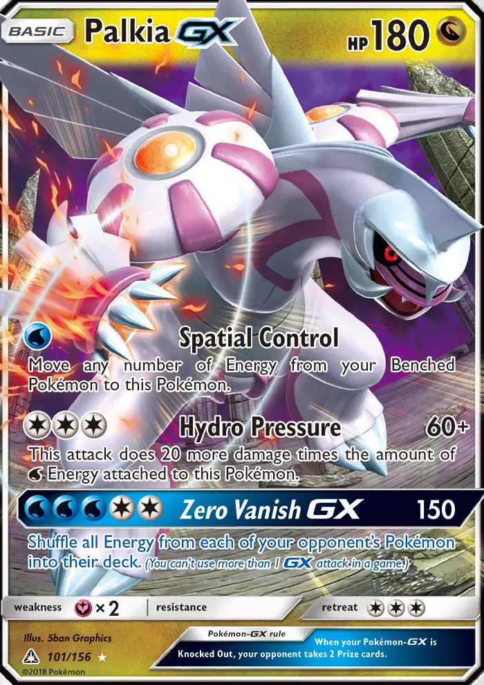 Palkia GX — Ultra Prism card #101