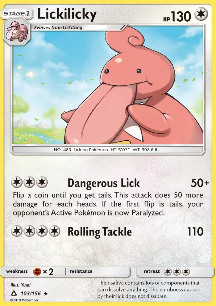 Lickilicky — Ultra Prism card #103
