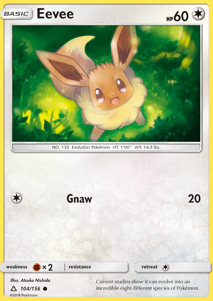 Eevee — Ultra Prism card #104