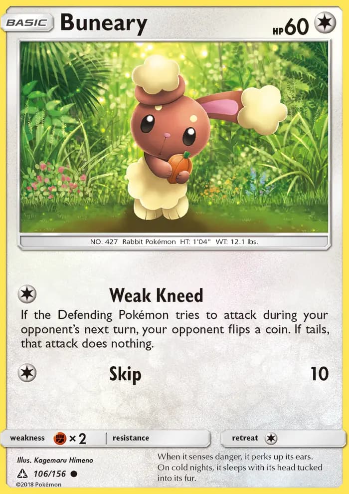 Buneary — Ultra Prism card #106