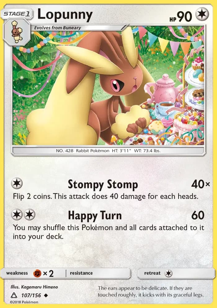 Lopunny — Ultra Prism card #107