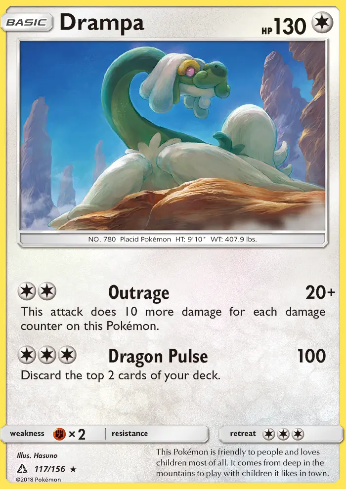 Drampa — Ultra Prism card #117