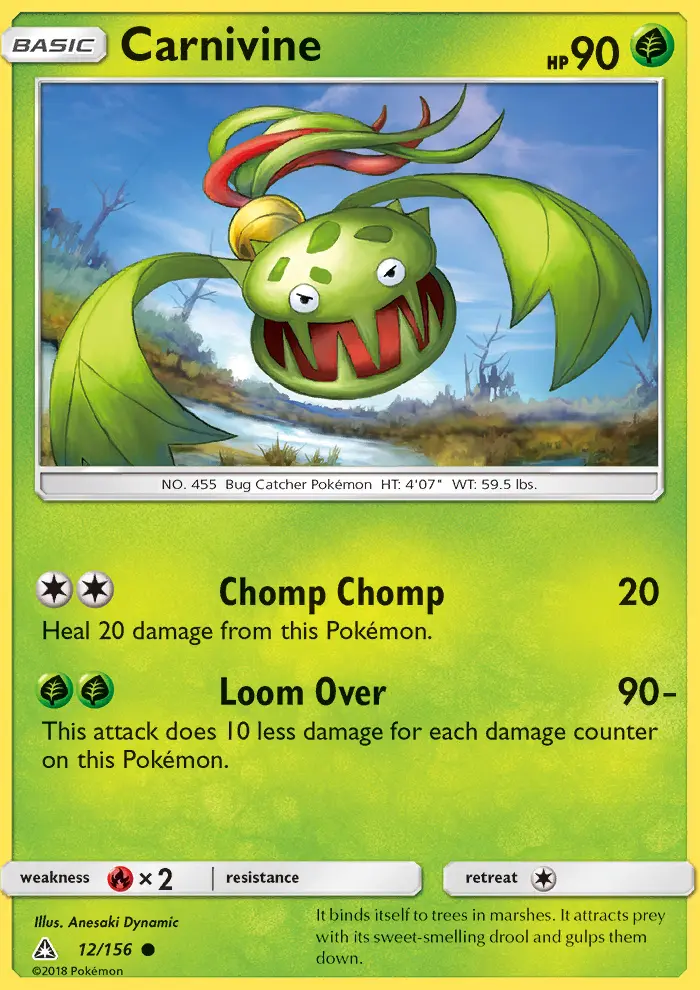 Carnivine — Ultra Prism card #12