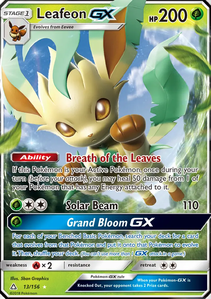 Leafeon GX — Ultra Prism card #13