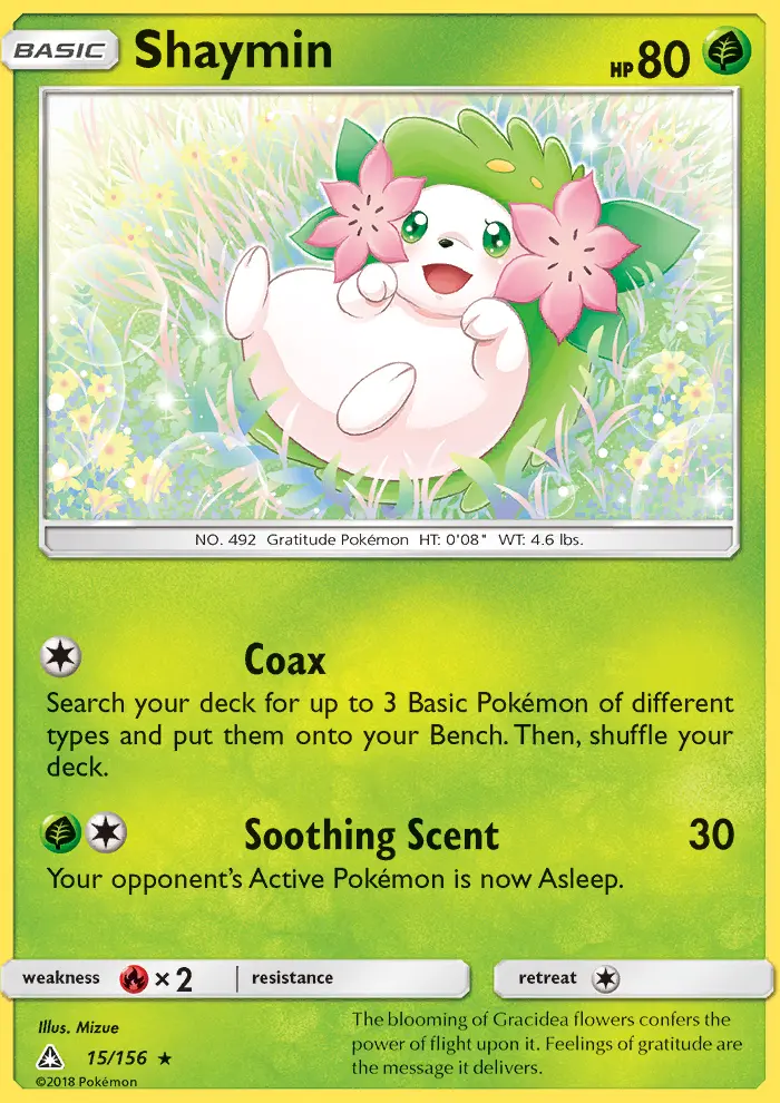 Shaymin — Ultra Prism card #15