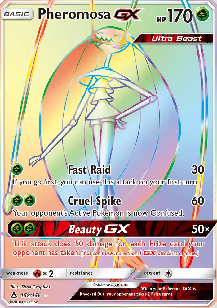 Pheromosa GX — Ultra Prism card #158