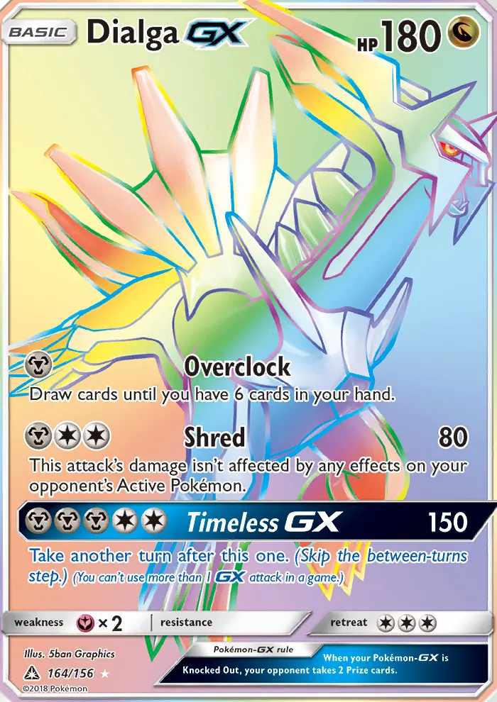 Dialga GX — Ultra Prism card #164
