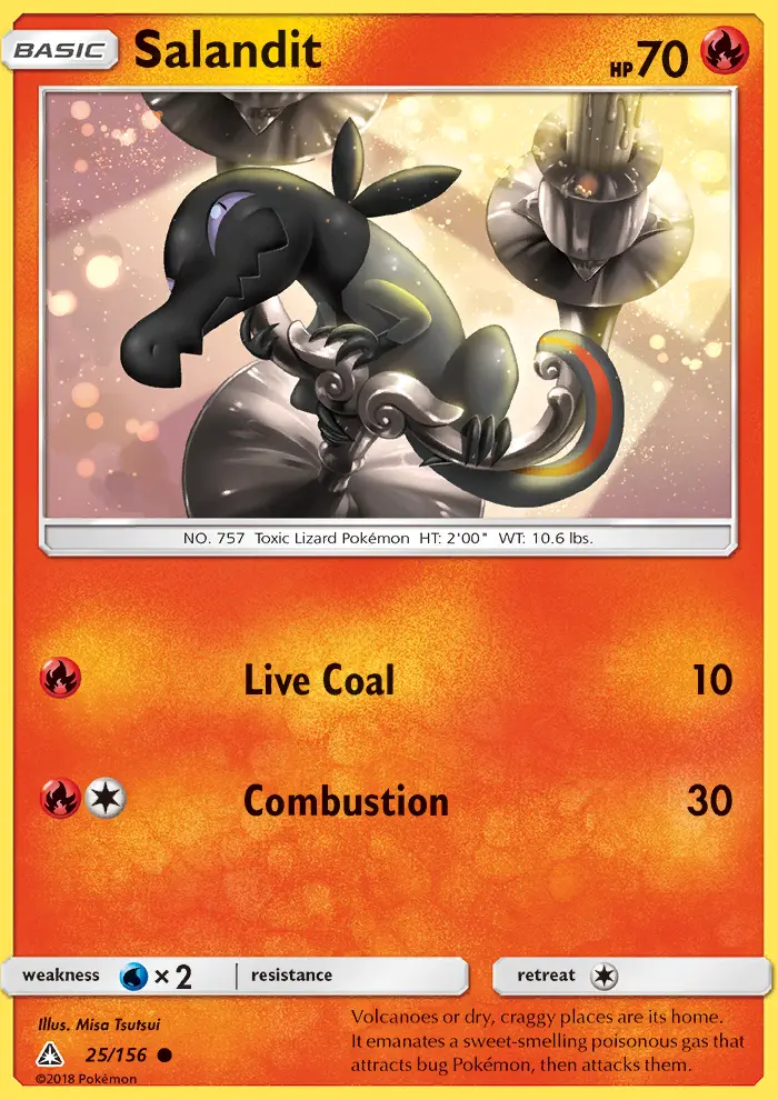 Salandit — Ultra Prism card #25