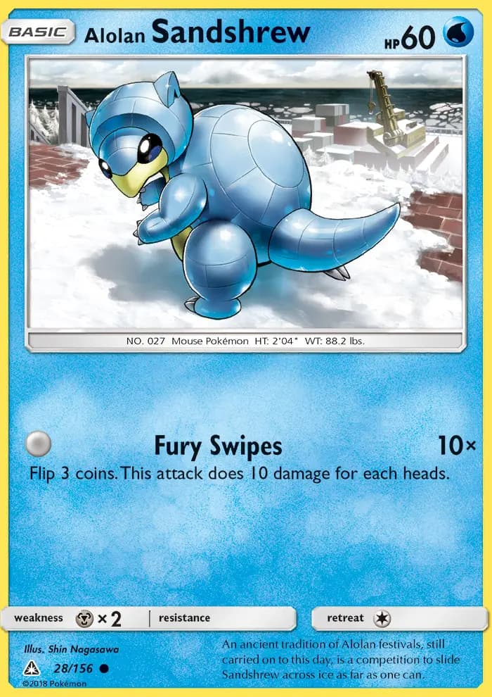Alolan Sandshrew — Ultra Prism card #28