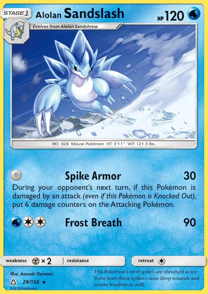 Alolan Sandslash — Ultra Prism card #29
