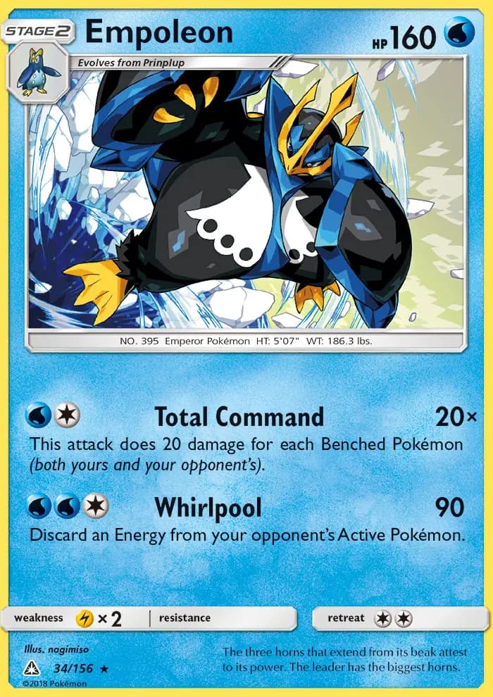 Empoleon — Ultra Prism card #34