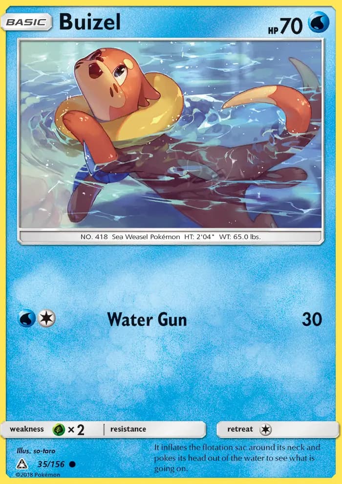 Buizel — Ultra Prism card #35