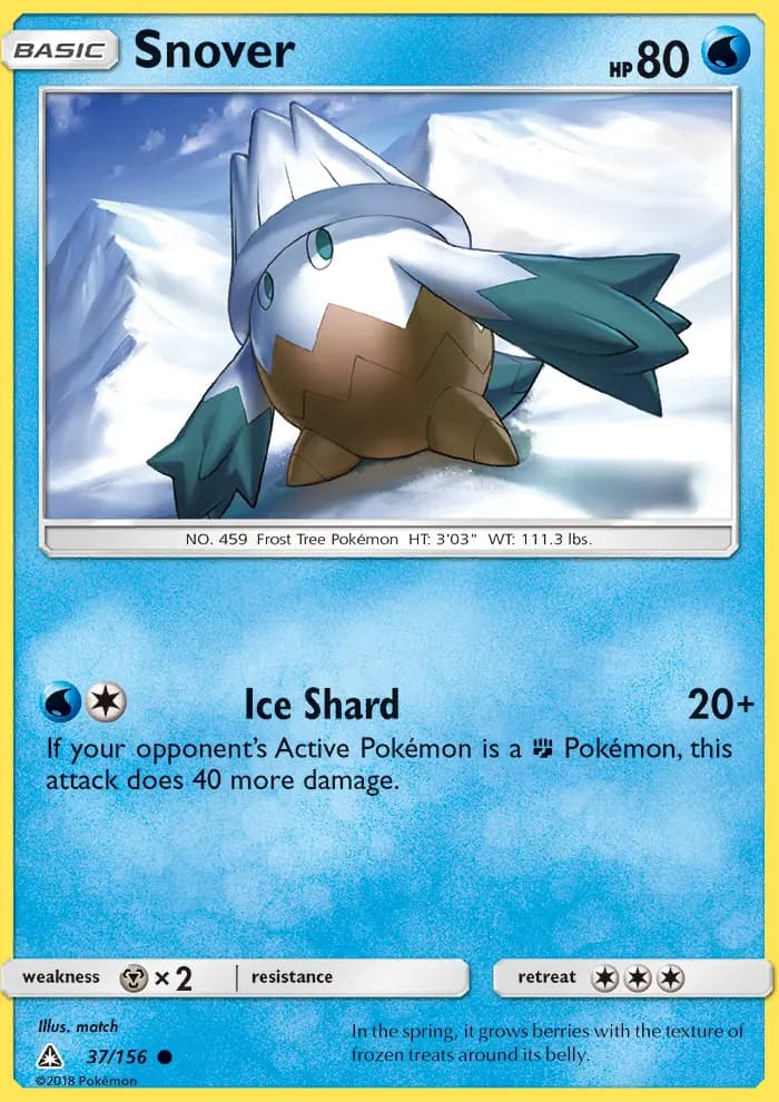 Snover — Ultra Prism card #37