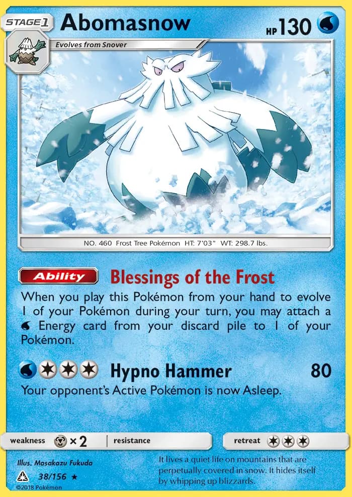 Abomasnow — Ultra Prism card #38