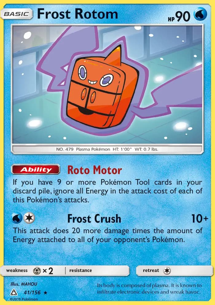 Frost Rotom — Ultra Prism card #41
