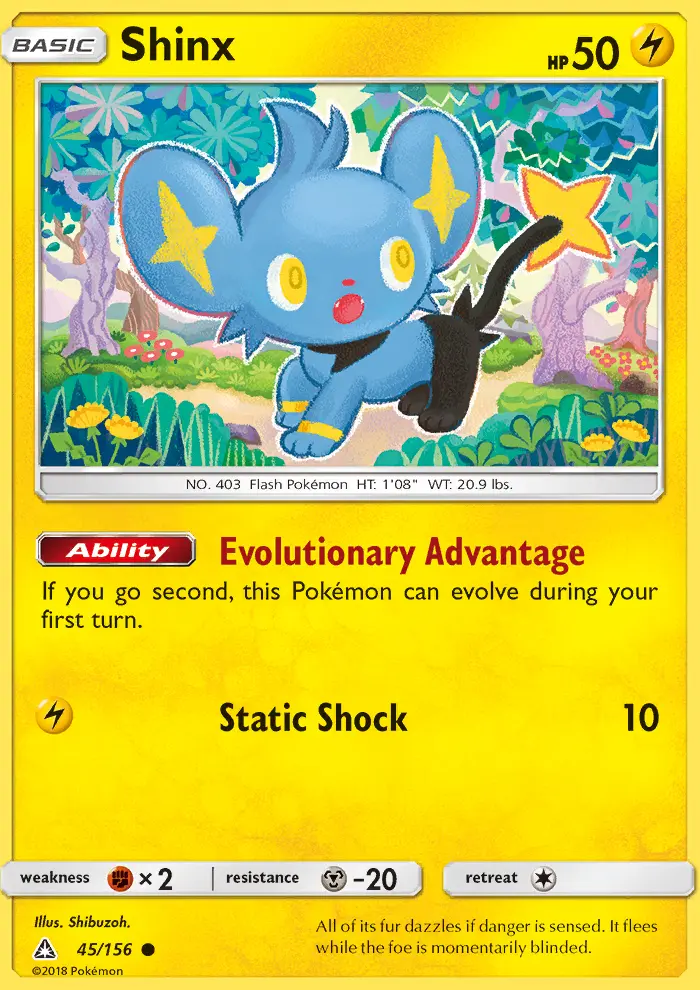 Shinx — Ultra Prism card #45