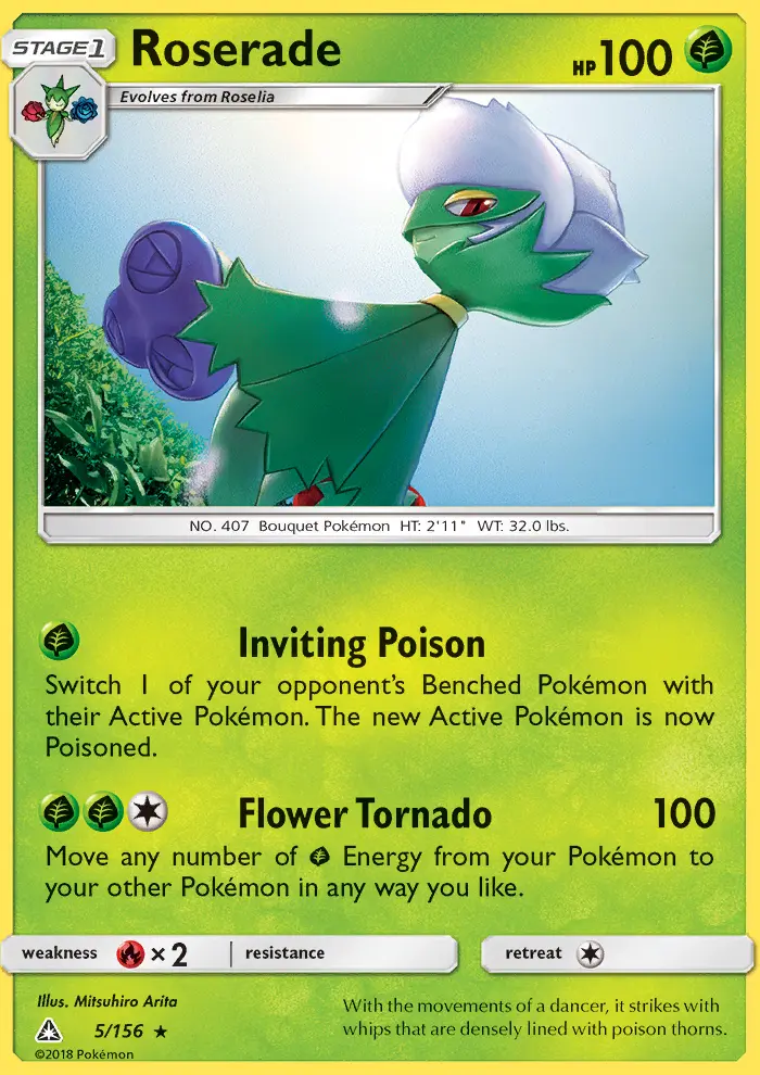Roserade — Ultra Prism card #5
