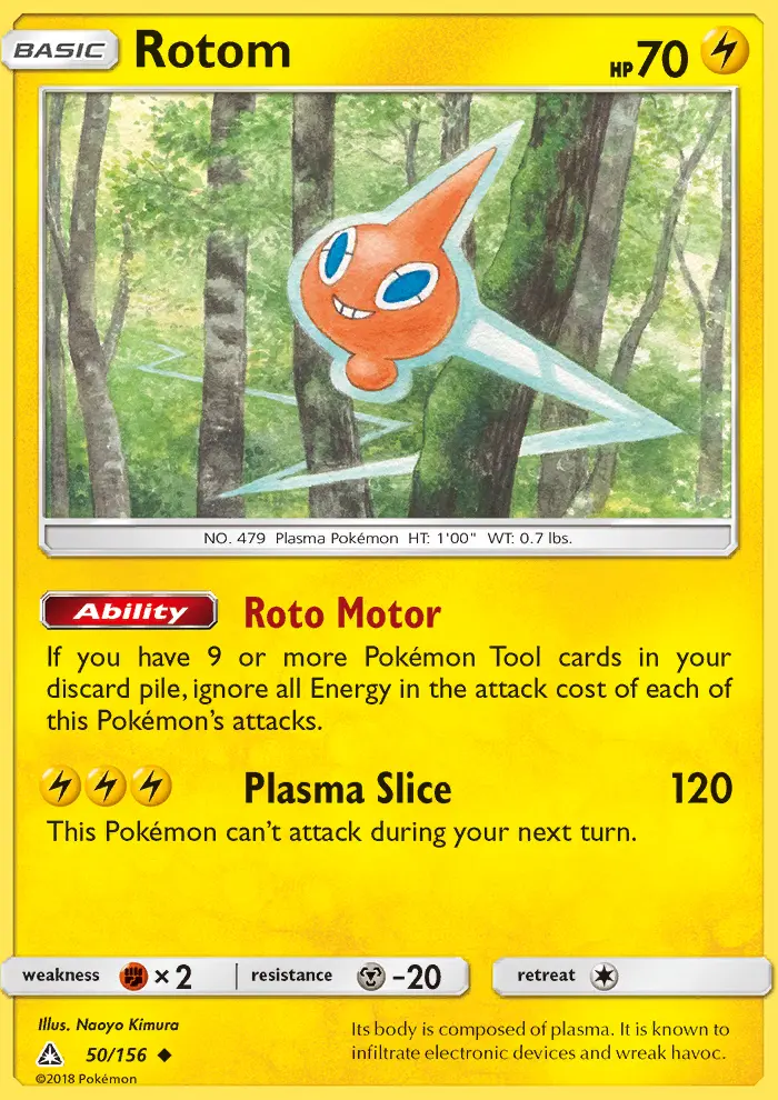 Rotom — Ultra Prism card #50