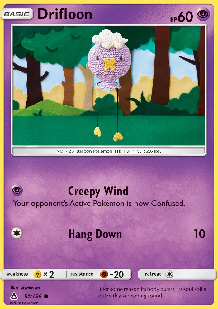 Drifloon — Ultra Prism card #51