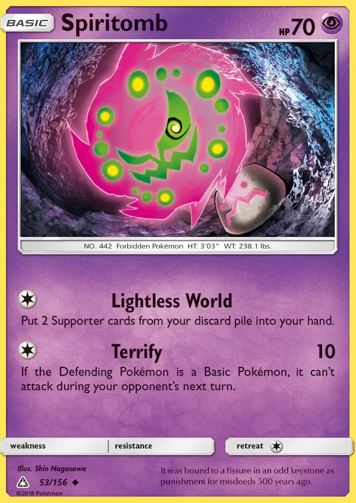 Spiritomb — Ultra Prism card #53