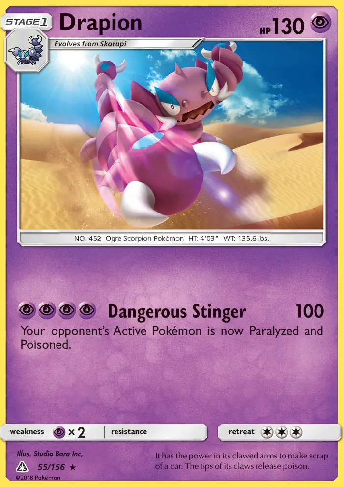 Drapion — Ultra Prism card #55
