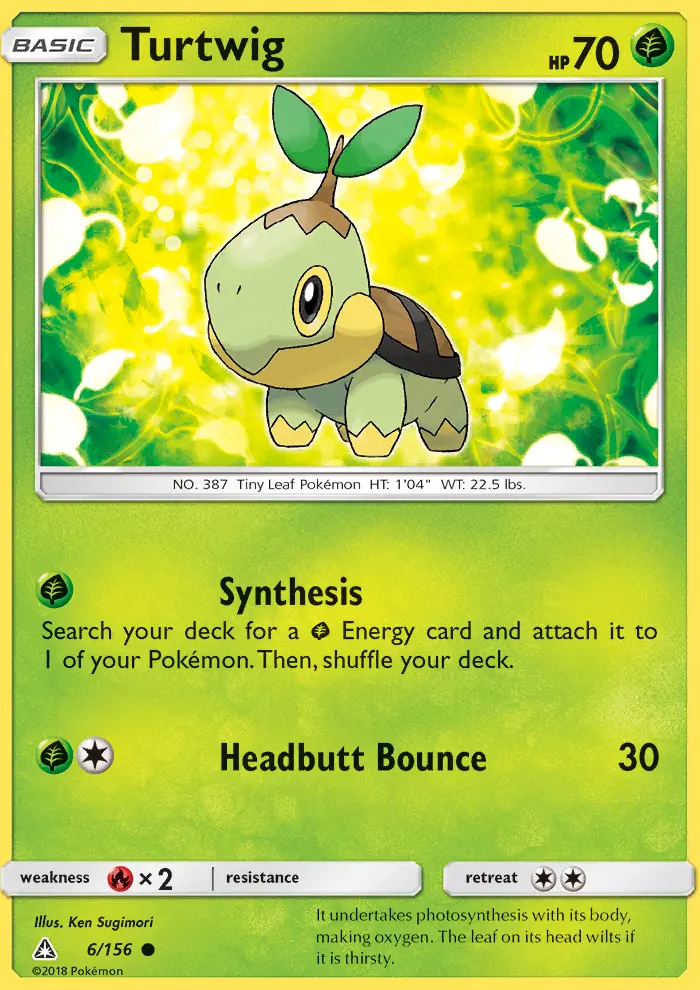 Turtwig — Ultra Prism card #6