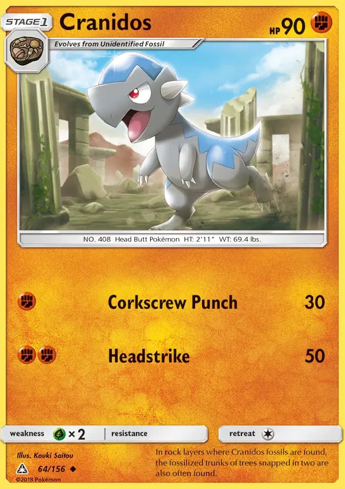 Cranidos — Ultra Prism card #64