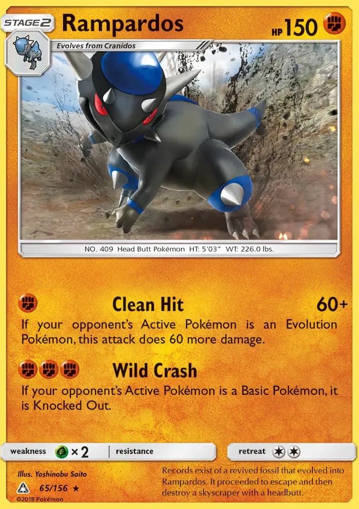 Rampardos — Ultra Prism card #65