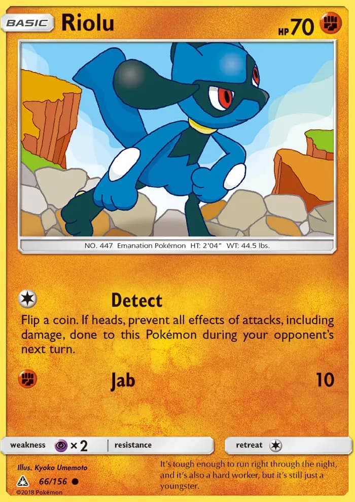 Riolu — Ultra Prism card #66