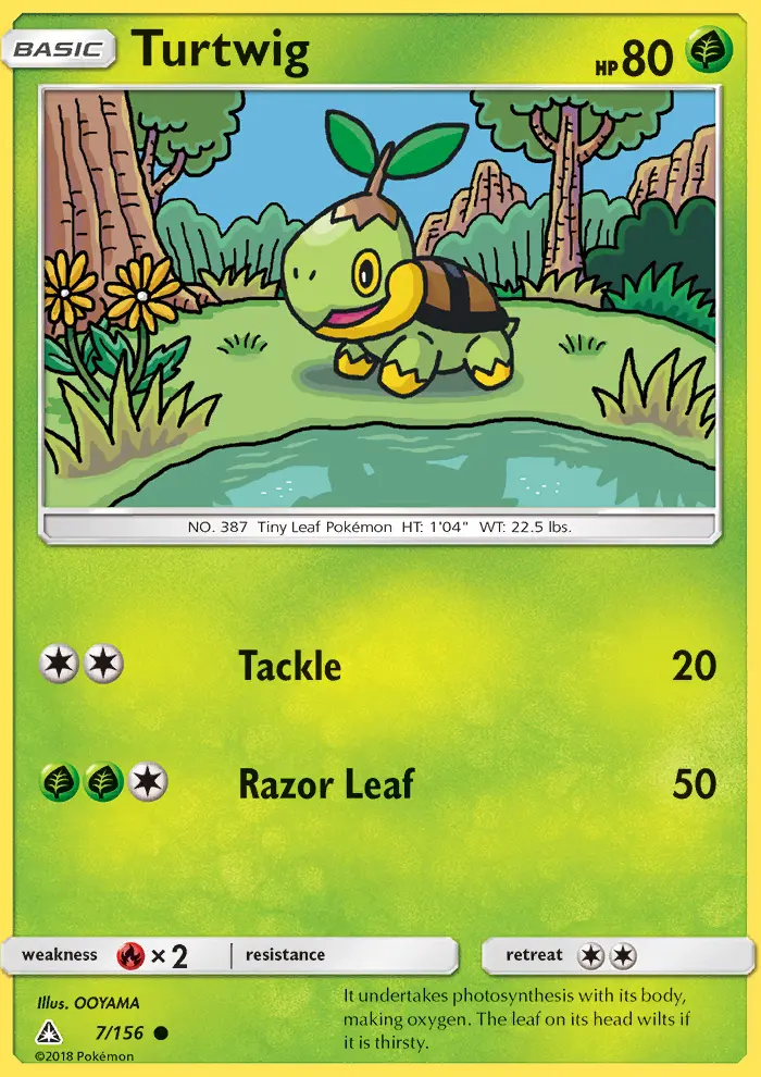 Turtwig — Ultra Prism card #7