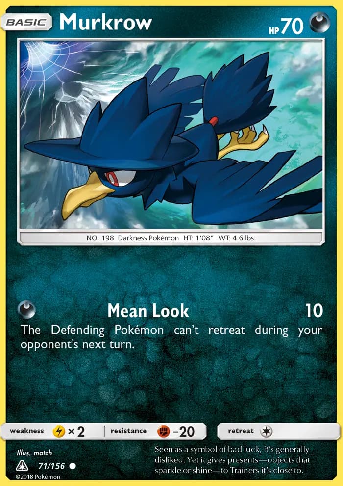 Murkrow — Ultra Prism card #71