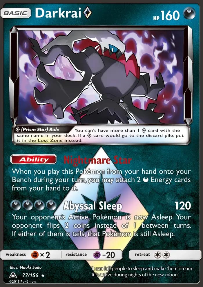 Darkrai ◇ — Ultra Prism card #77