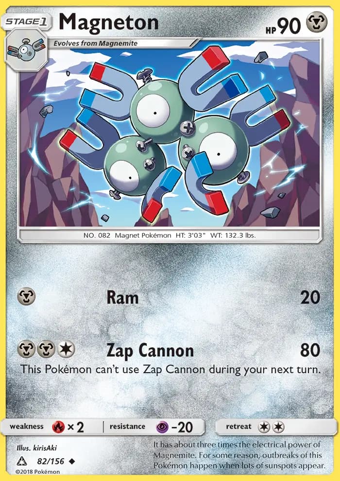 Magneton — Ultra Prism card #82