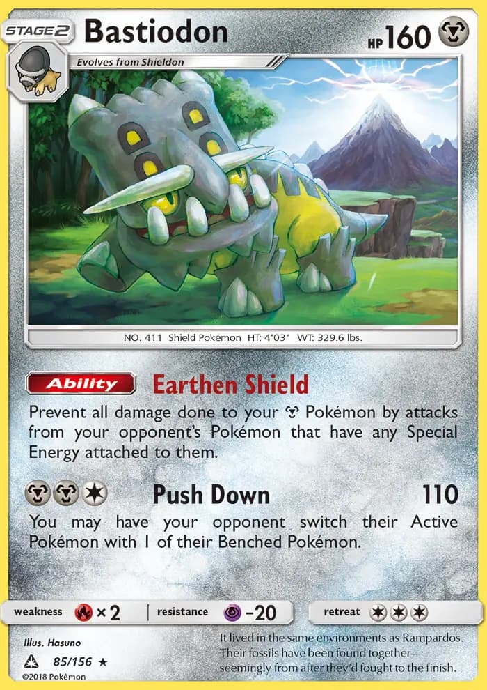 Bastiodon — Ultra Prism card #85