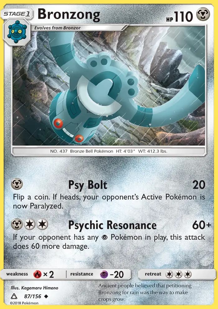 Bronzong — Ultra Prism card #87