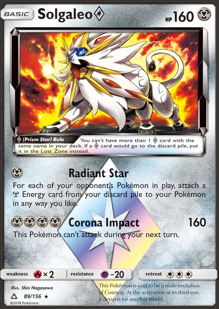 Solgaleo ◇ — Ultra Prism card #89