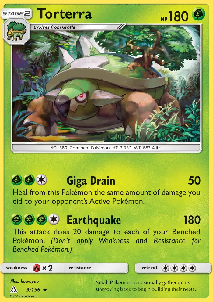 Torterra — Ultra Prism card #9