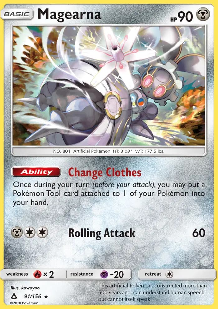 Magearna — Ultra Prism card #91