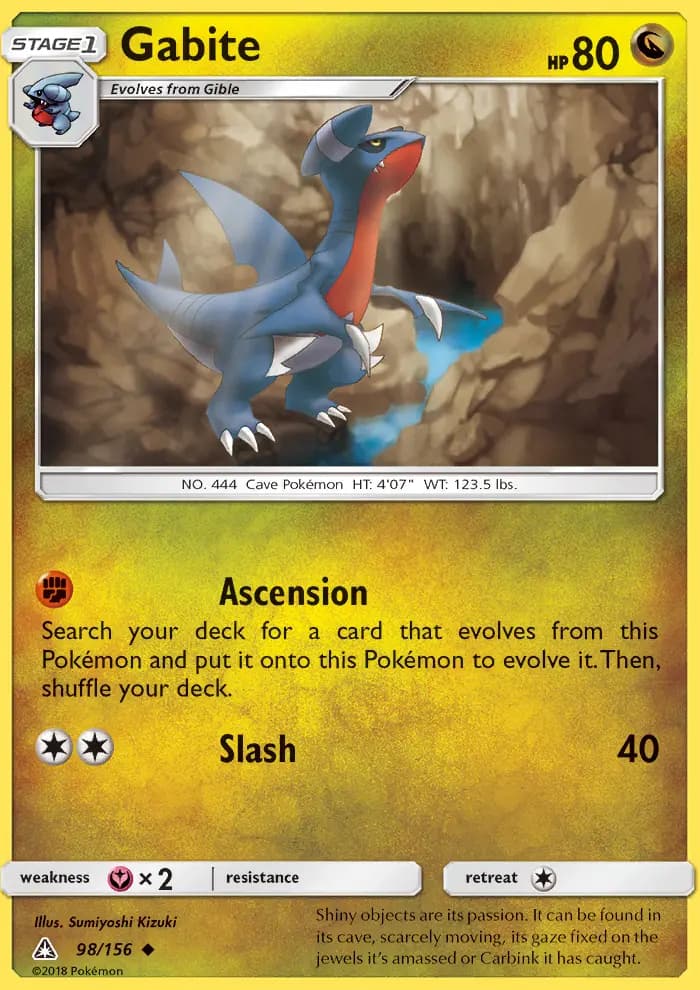 Gabite — Ultra Prism card #98