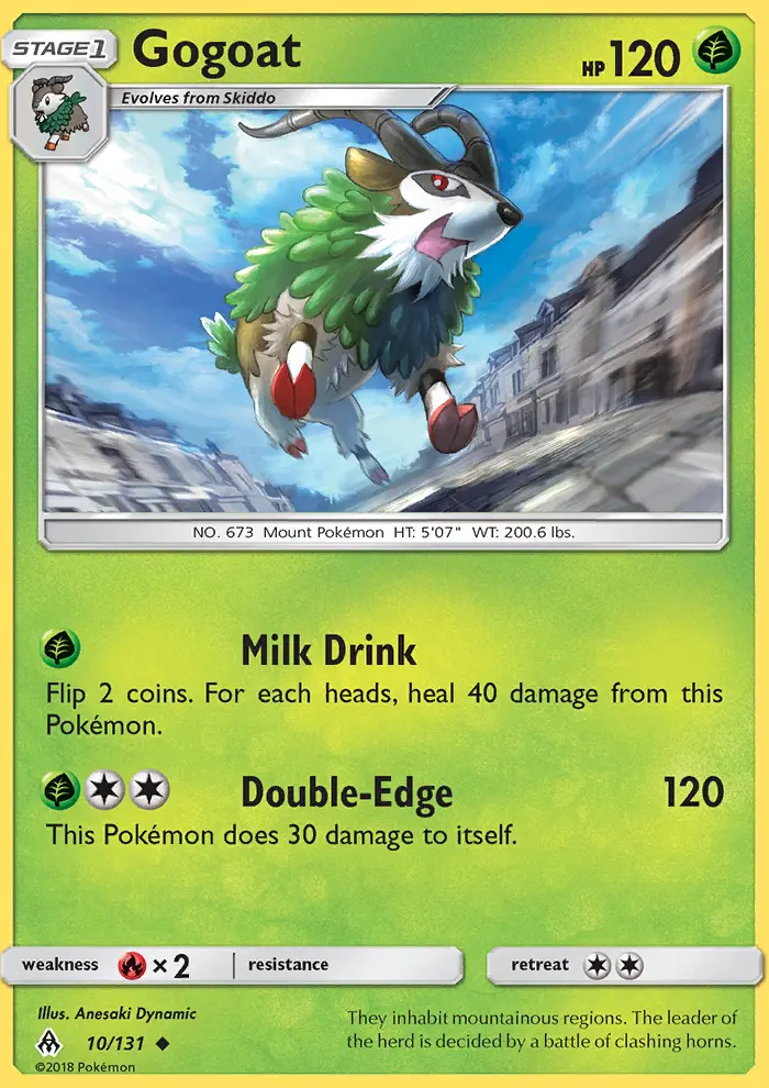 Gogoat — Forbidden Light card #10