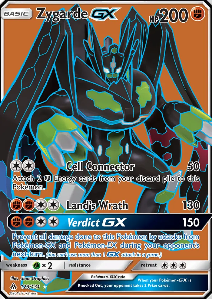 Zygarde GX — Forbidden Light card #123