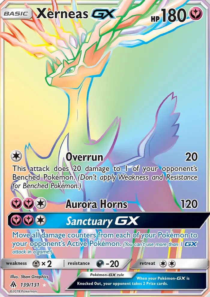 Xerneas GX — Forbidden Light card #139