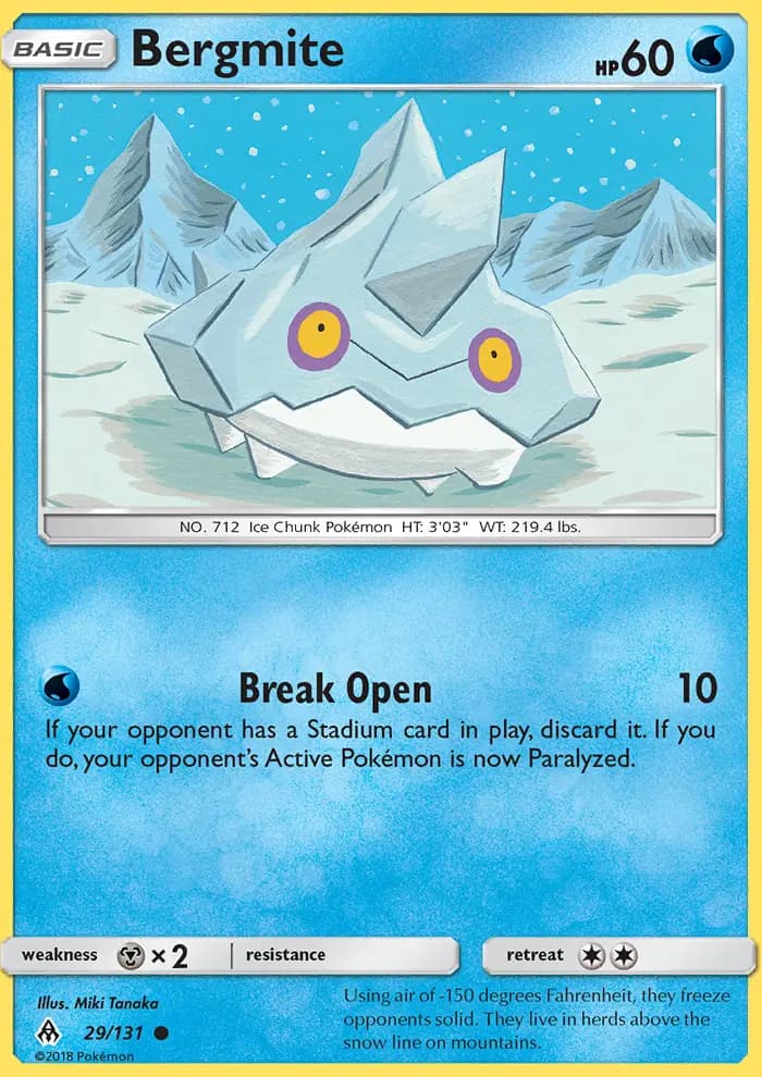 Bergmite — Forbidden Light card #29