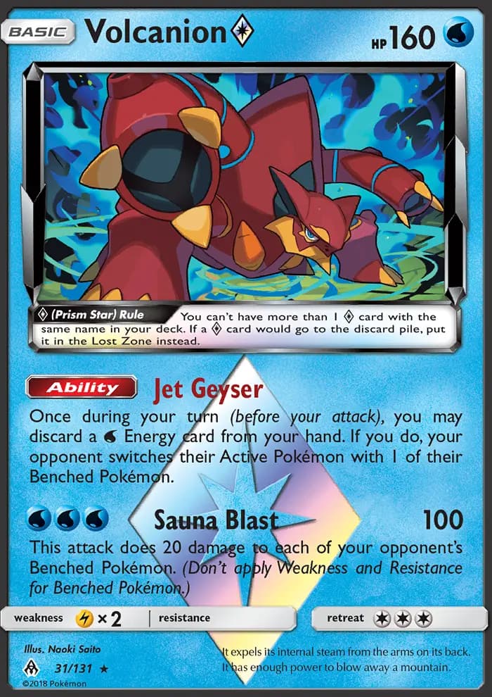 Volcanion ◇ — Forbidden Light card #31