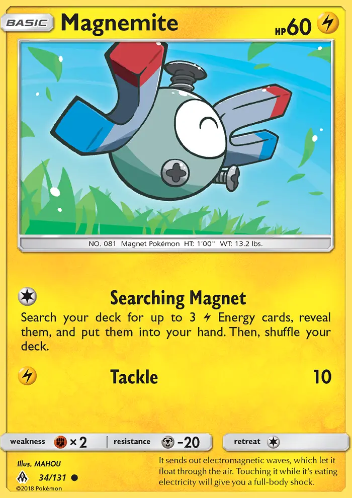 Magnemite — Forbidden Light card #34