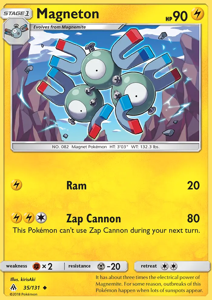 Magneton — Forbidden Light card #35